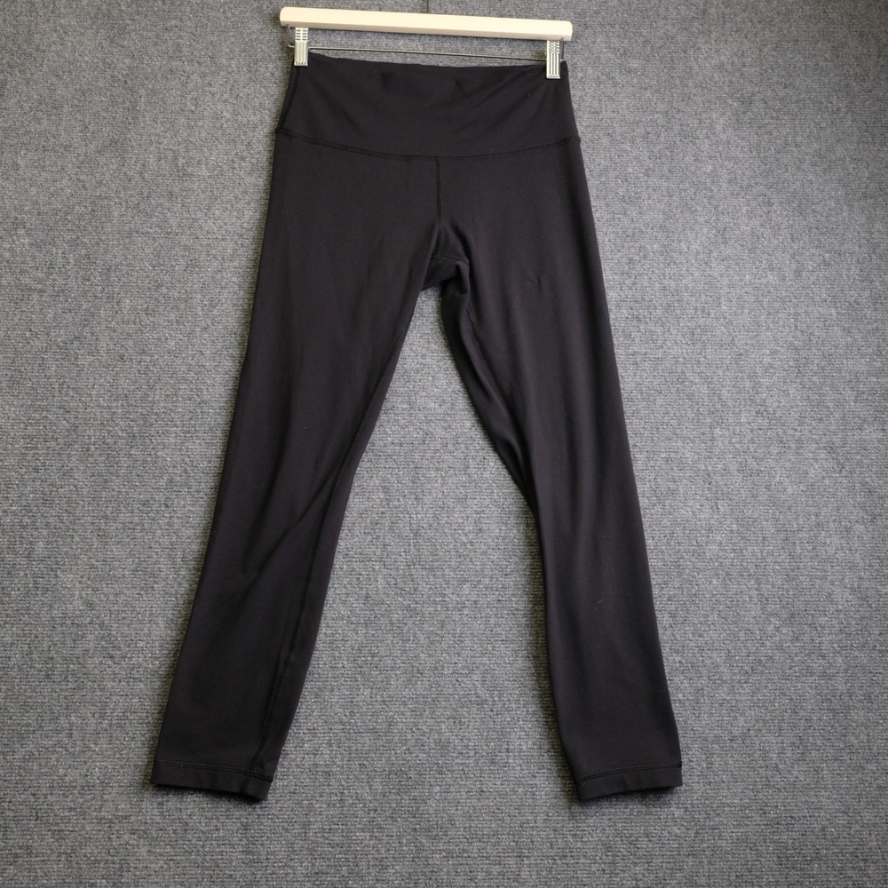 Lululemon High Rise Leggings Womens 8 Black Yoga Pants Athletic Workout Active